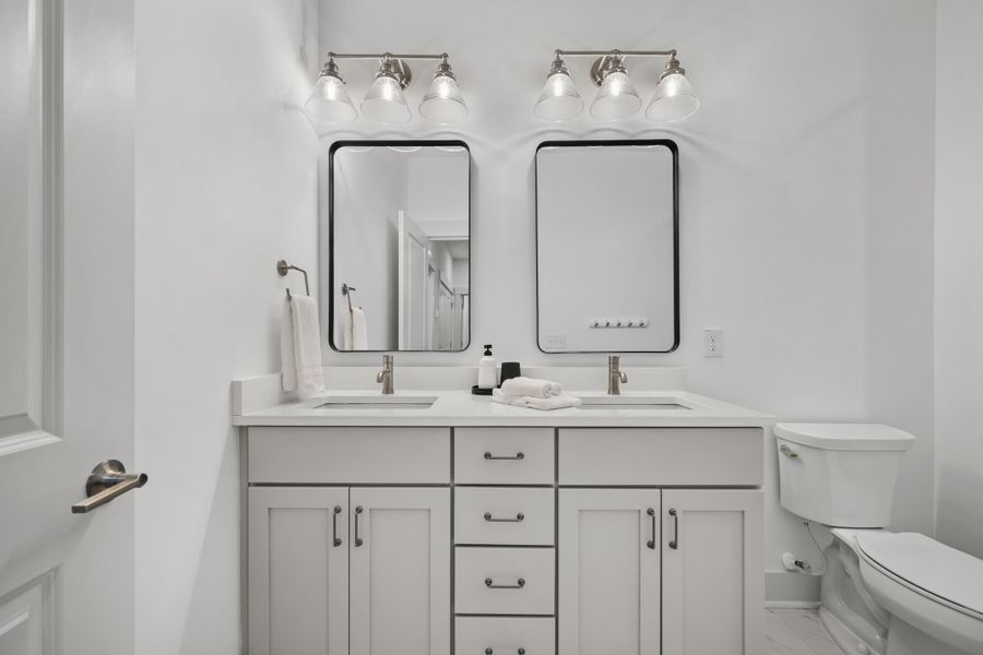 Furnished interior view inside a new home in Hayes Park, Johns Island (Image 18). Furnished interior view inside a new home in Hayes Park, Johns Island (Image 18).