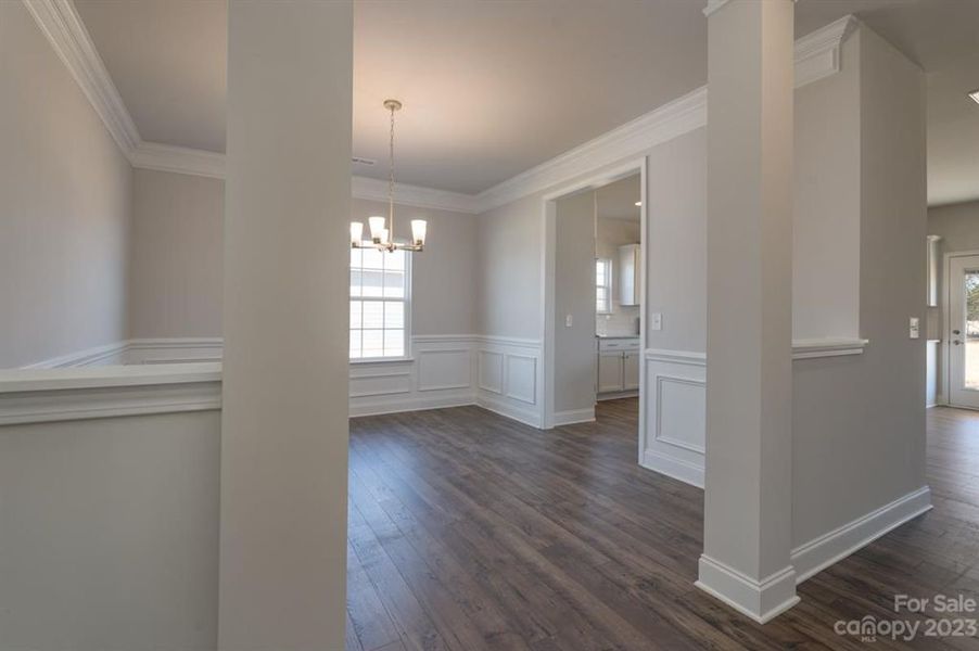 Representative unfurnished interior of a home built from the 3119 by Adams Homes in Hidden Pines, Cameron (Image 19).
