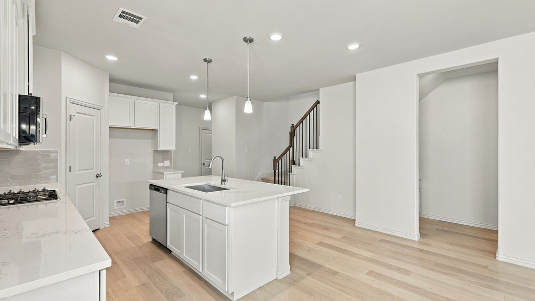 Furnished interior view inside a new home in Westridge Journey, McKinney (Image 26).