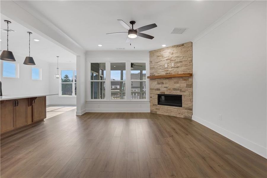 Spacious, unfurnished interior of a new home in Twin Lakes, Hoschton (Image 36). Spacious, unfurnished interior of a new home in Twin Lakes, Hoschton (Image 36).