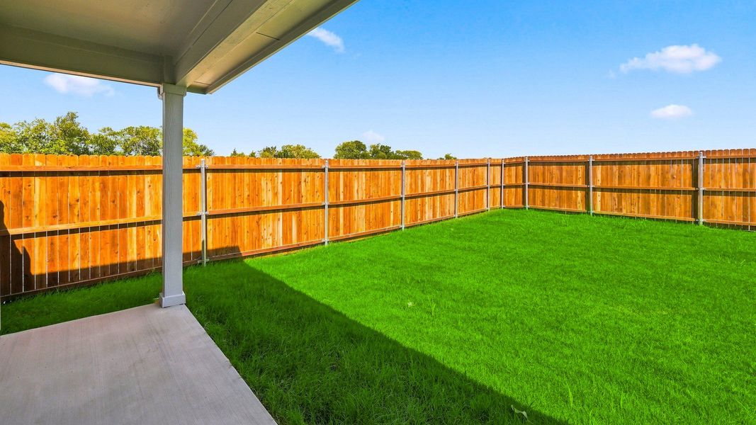 Exterior details and patio area of a home in Morningside, Farmersville (Image 3).