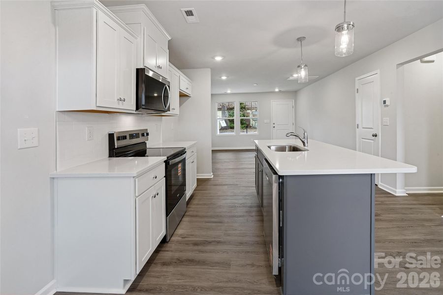Furnished interior view inside a new home in , Statesville (Image 10).