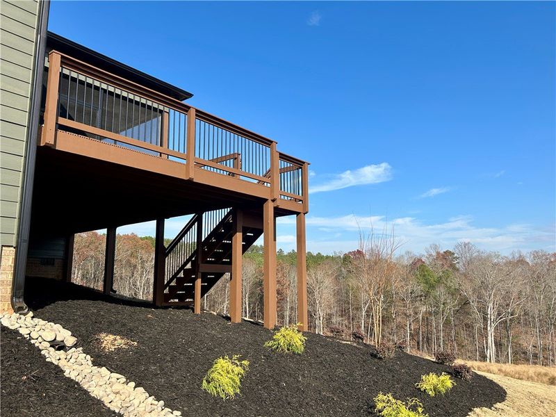 Exterior details and patio area of a home in Edwards Ridge, Central (Image 14).