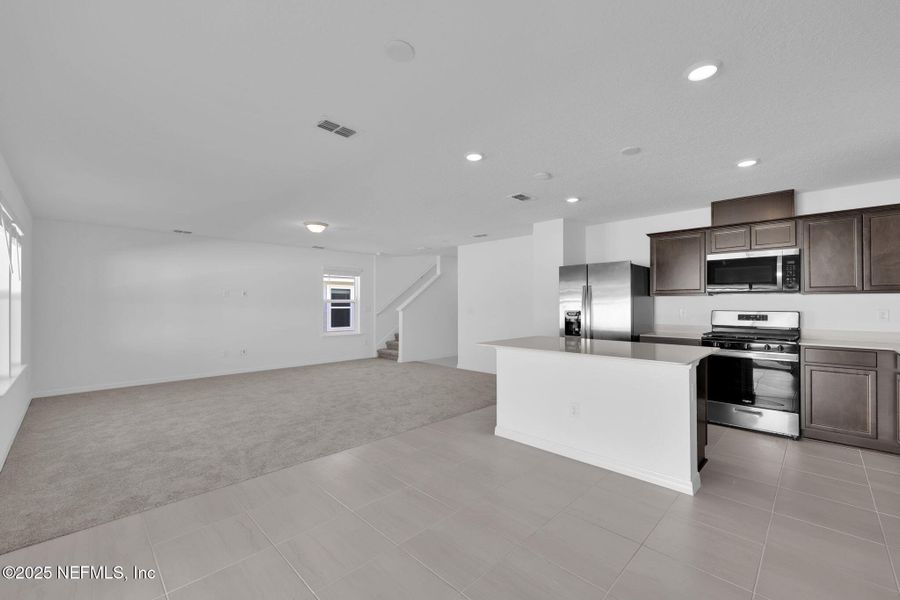 Furnished interior view inside a new home in Wells Landing, Jacksonville (Image 5).