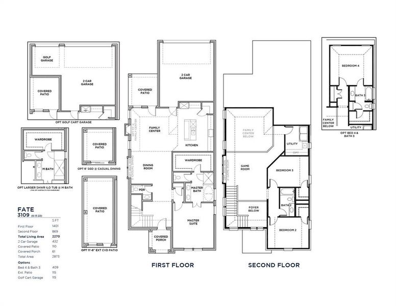 2D floor plan layout of this home in Cottages of Celina, Celina, TX (Image 5). 2D floor plan layout of this home in Cottages of Celina, Celina, TX (Image 5).
