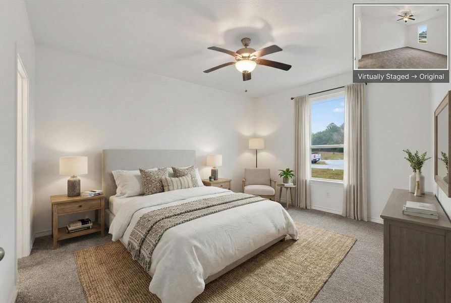 Furnished interior view inside a new home in , Emory (Image 8).