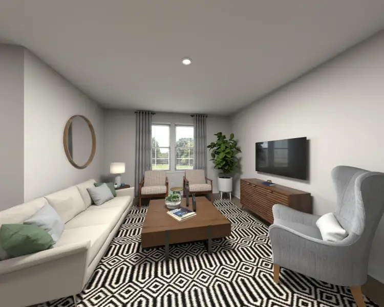 Furnished interior view inside a new home in Oakwood, Mebane (Image 4).