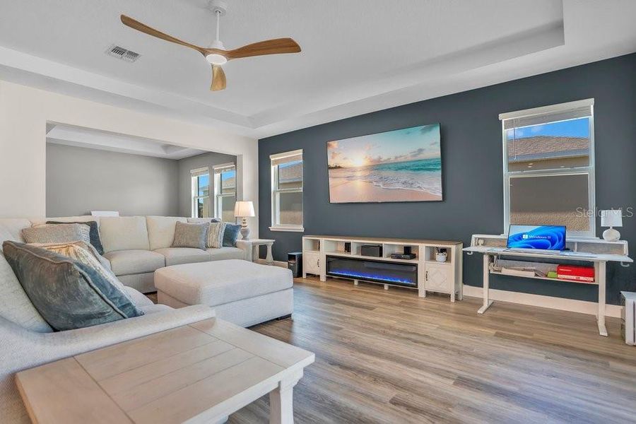 Furnished interior view inside a new home in Archers Mill, Ormond Beach (Image 53). Furnished interior view inside a new home in Archers Mill, Ormond Beach (Image 53).