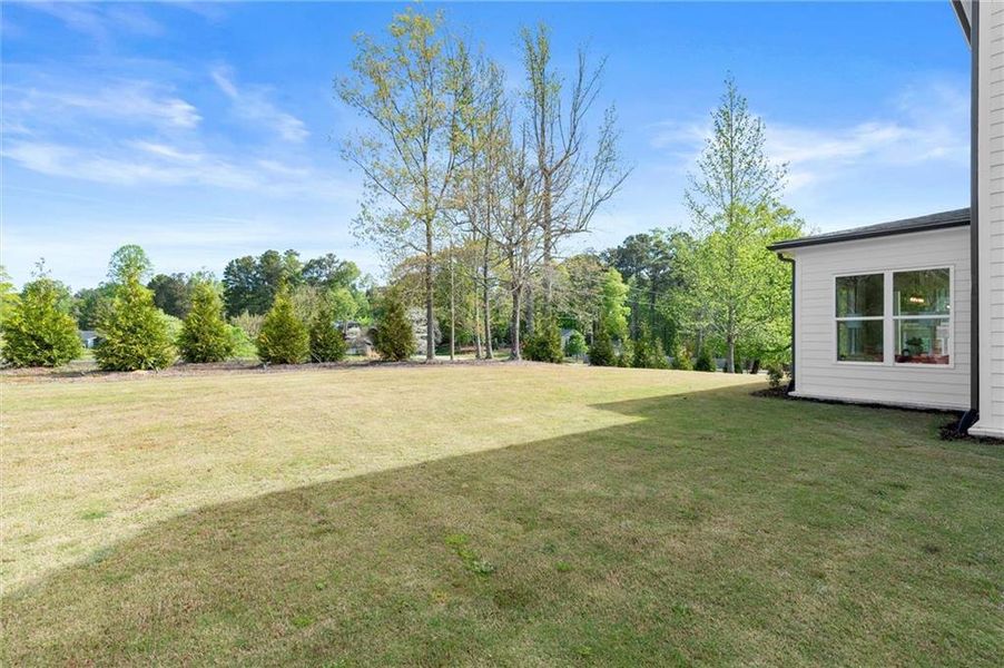 Exterior details and patio area of a home in Hillgrove Preserve, Powder Springs (Image 20).
