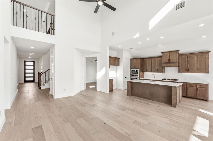 Furnished interior view inside a new home in Creekview Meadows, Pilot Point (Image 6).