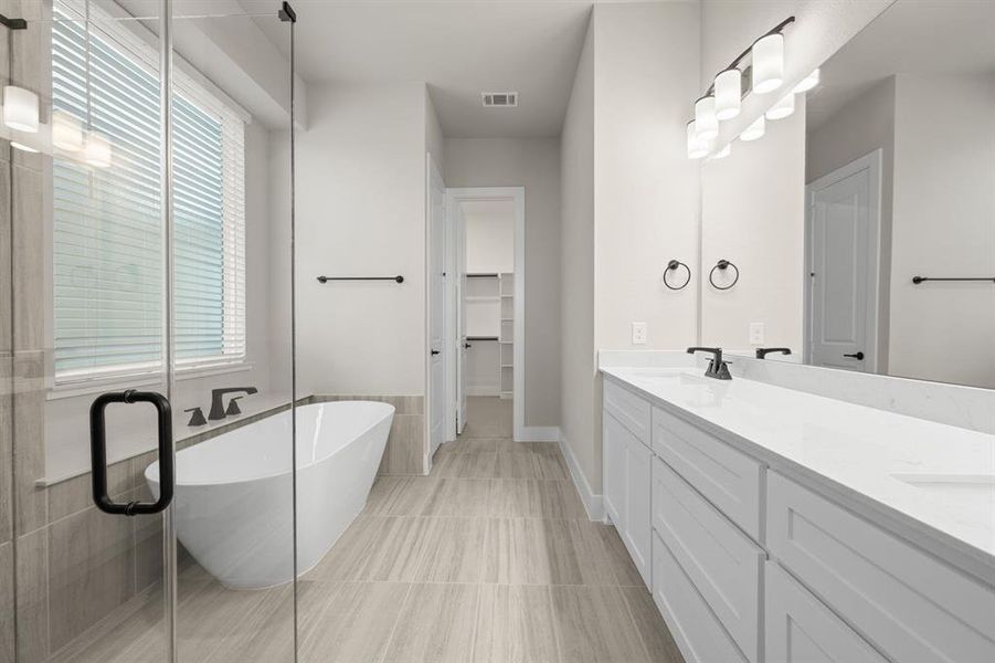 Furnished interior view inside a new home in Birdsong - Harwood, Mansfield (Image 9).