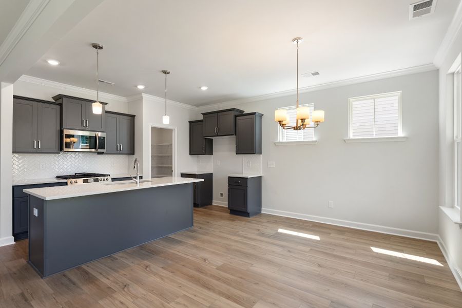 Furnished interior view inside a new home in Landmark Commons, Boiling Springs (Image 5). Furnished interior view inside a new home in Landmark Commons, Boiling Springs (Image 5).