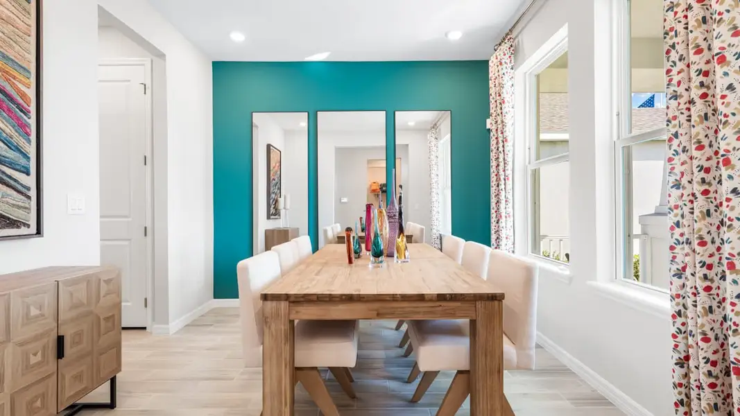 Representative furnished interior of a home built from the Bahama by Taylor Morrison in Firethorn, Parrish (Image 5).