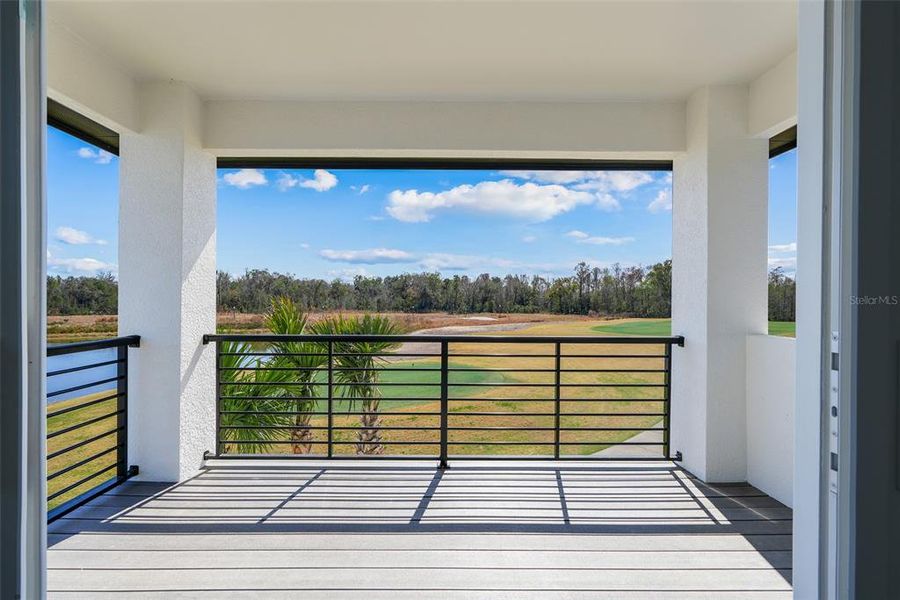 Exterior details and patio area of a home in Hampton Green at Providence, Davenport (Image 29).