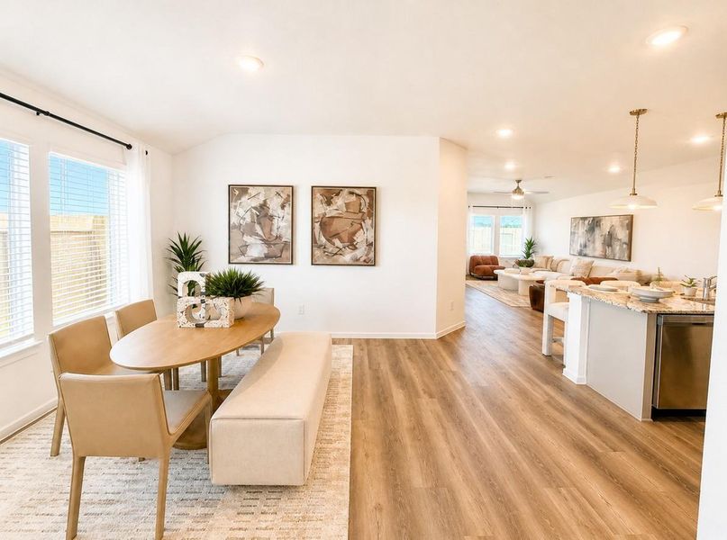 Furnished interior view inside a new home in , Houston (Image 13).