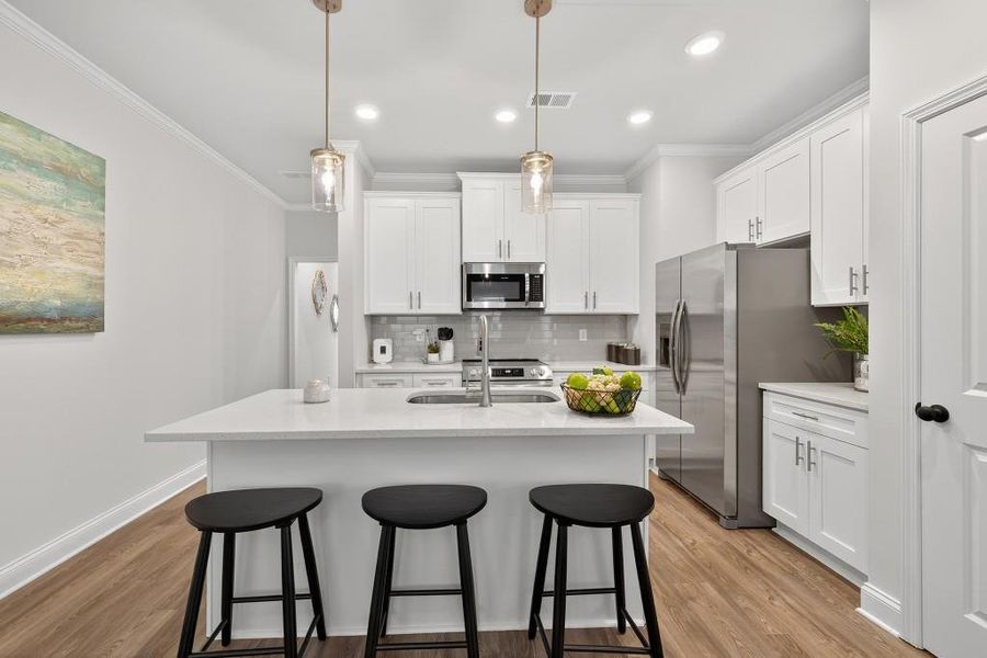 Furnished interior view inside a new home in Medlock Park, Austell (Image 13).