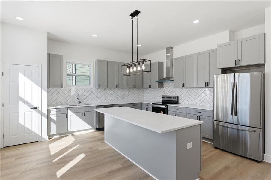 Furnished interior view inside a new home in , Atlanta (Image 14).