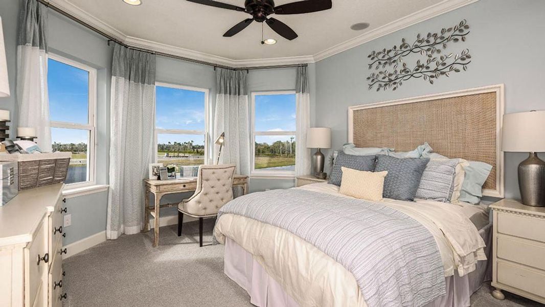 Furnished interior view inside a new home in Hammock at Two Rivers, Zephyrhills (Image 18).
