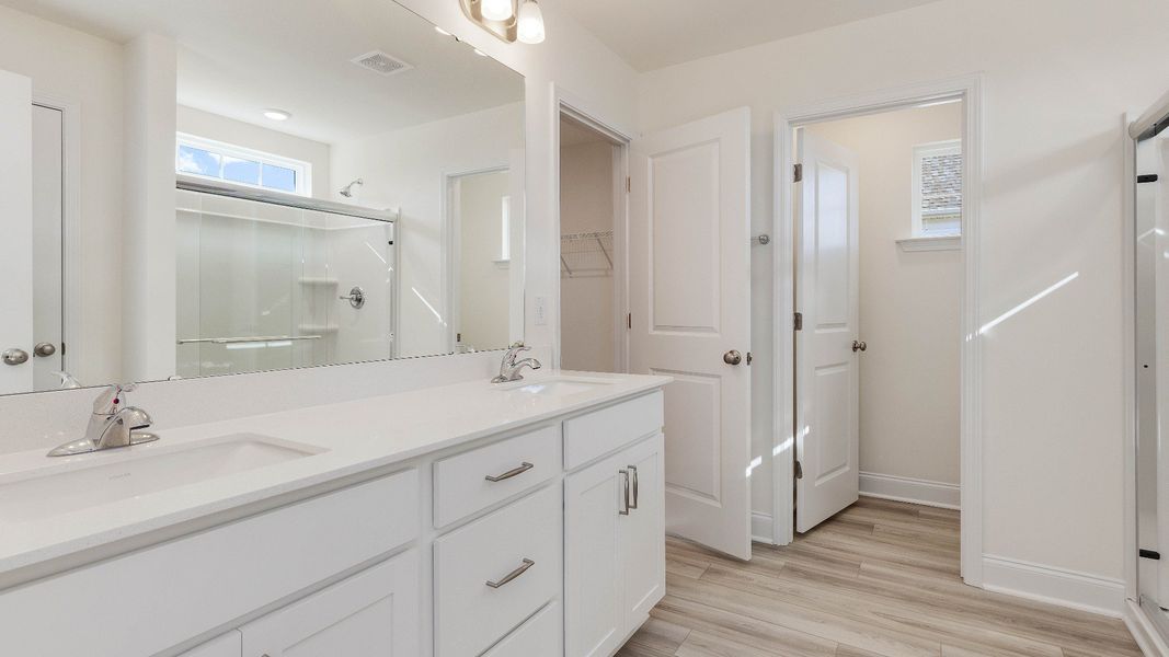 Furnished interior view inside a new home in The Grove at Neill's Pointe, Angier (Image 17).