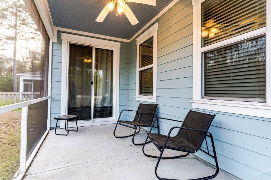 Exterior details and patio area of a home in , Summerville (Image 3).