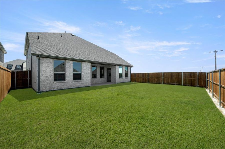 Front exterior of a new home in Country Hollow Sales Phase 1, Aledo, TX, highlighting curb appeal (Image 24). Front exterior of a new home in Country Hollow Sales Phase 1, Aledo, TX, highlighting curb appeal (Image 24).
