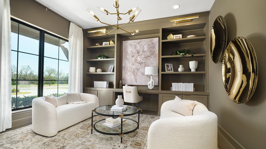 Representative furnished interior of a home built from the 3566W by Perry Homes in Somerset Park, Rockwall (Image 10).
