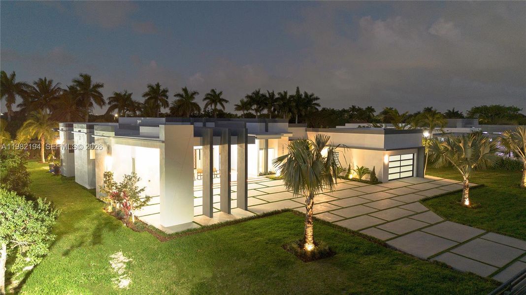 Exterior details and patio area of a home in , Miami (Image 3).