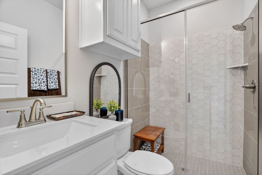 Representative furnished interior of a home built from the Wichita by Cheldan Homes in Arbor Oaks, Boyd (Image 8).