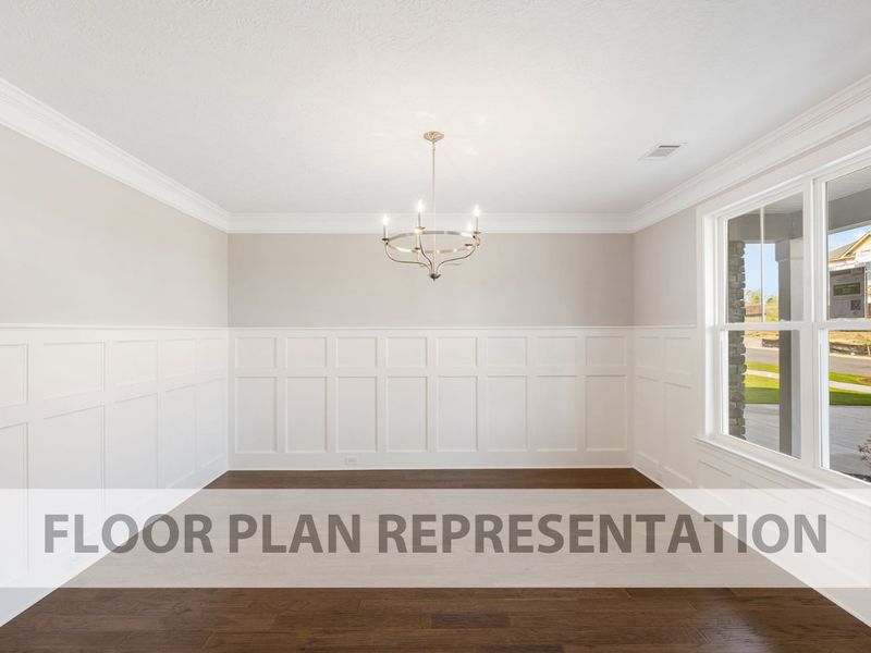 Formal Dining Room Floorplan Representation Photo | The Ashworth VI Formal Dining Room Floorplan Representation Photo | The Ashworth VI