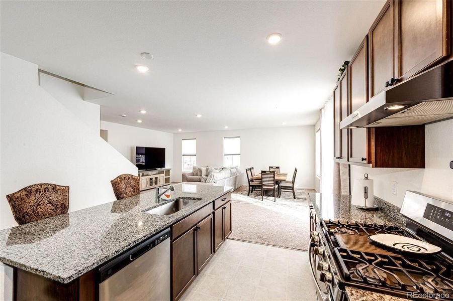 Furnished interior view inside a new home in Painted Prairie, Aurora (Image 16).