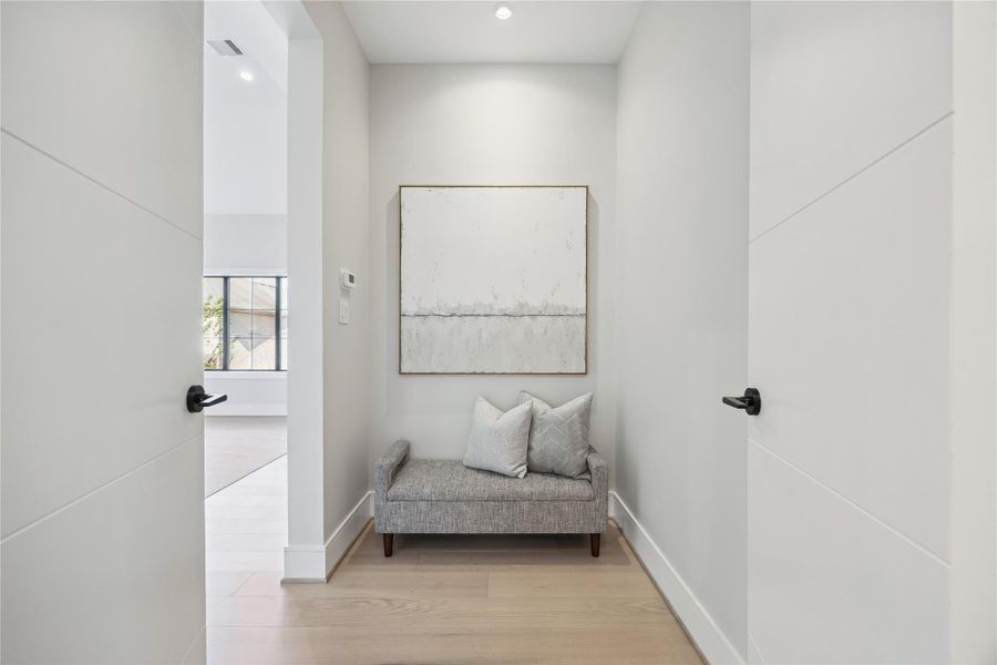 Furnished interior view inside a new home in , West University Place (Image 13).