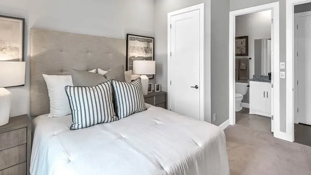 Furnished interior view inside a new home in Avalon at Cypress, Cypress (Image 10).