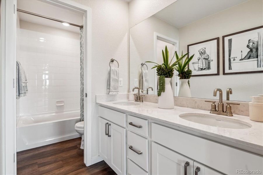 Furnished interior view inside a new home in Spring Valley Ranch, Elizabeth (Image 13).