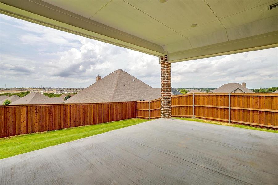 View of patio