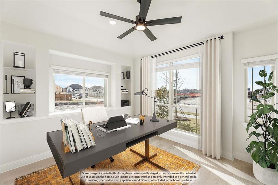 Furnished interior view inside a new home in Sutton Fields, Celina (Image 16).