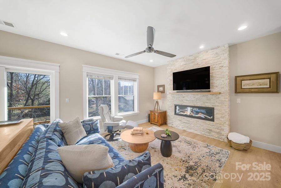 Furnished interior view inside a new home in , Asheville (Image 6). Furnished interior view inside a new home in , Asheville (Image 6).