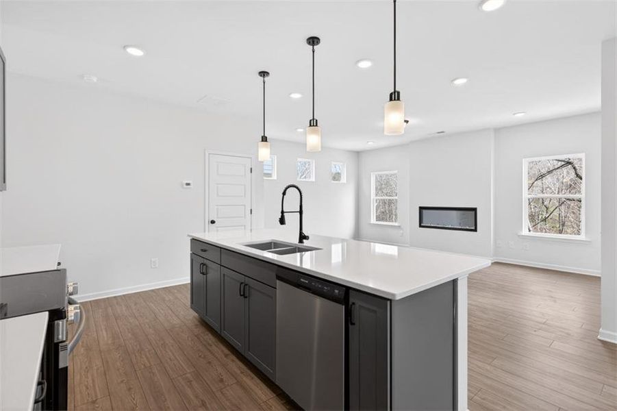 Furnished interior view inside a new home in Sanders Park, Austell (Image 7).