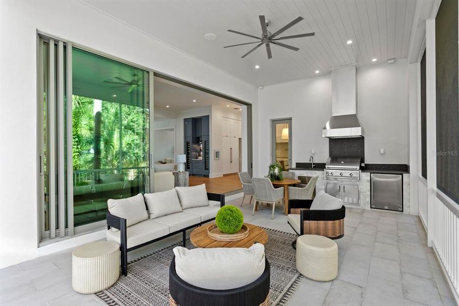 Furnished interior view inside a new home in , Tampa (Image 10).