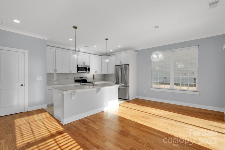 Furnished interior view inside a new home in , Charlotte (Image 6).