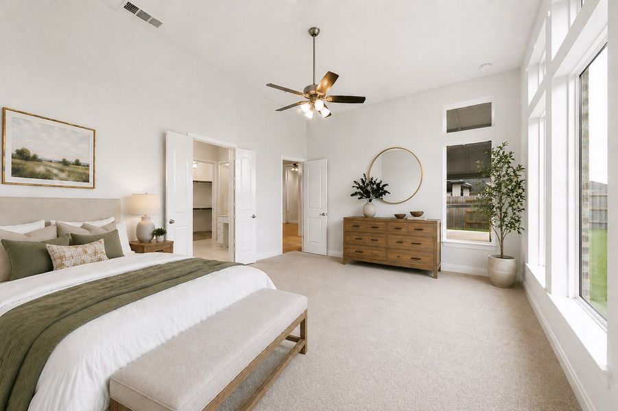Furnished interior view inside a new home in Audubon 60′, Magnolia (Image 10). Furnished interior view inside a new home in Audubon 60′, Magnolia (Image 10).