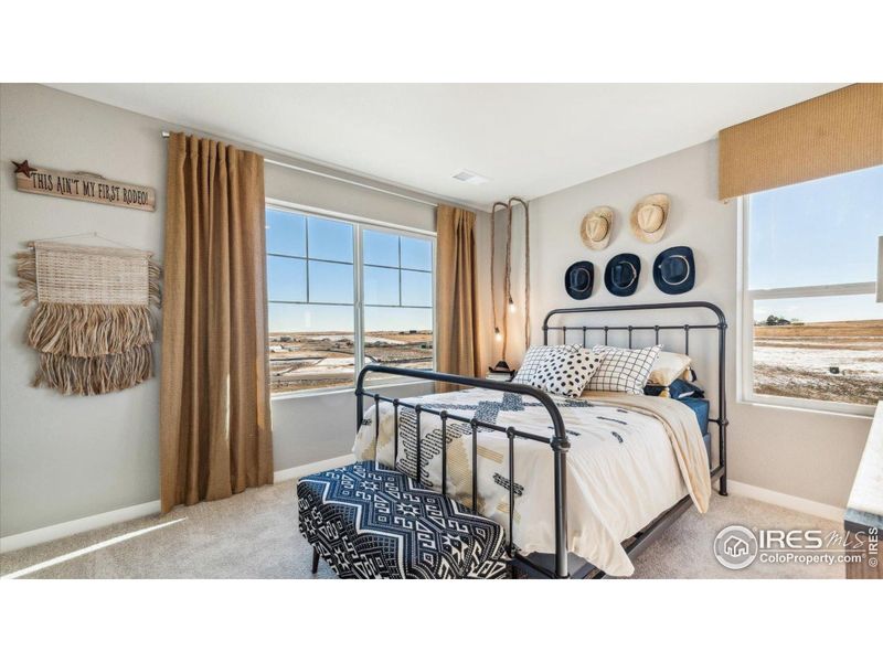 Furnished interior view inside a new home in Vista Meadows, Fort Lupton (Image 19).