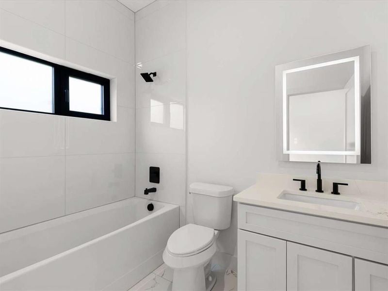 Furnished interior view inside a new home in , Flower Mound (Image 10).