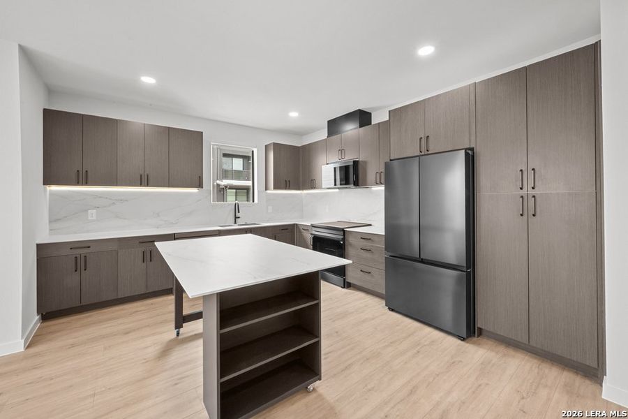 Furnished interior view inside a new home in , New Braunfels (Image 16).