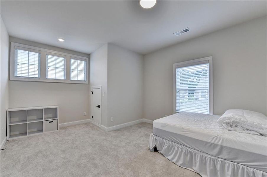 Furnished interior view inside a new home in Ellington Townhomes, Suwanee (Image 60).