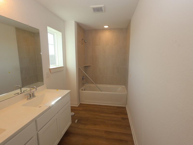 Furnished interior view inside a new home in Ambrose, La Marque (Image 11). Furnished interior view inside a new home in Ambrose, La Marque (Image 11).