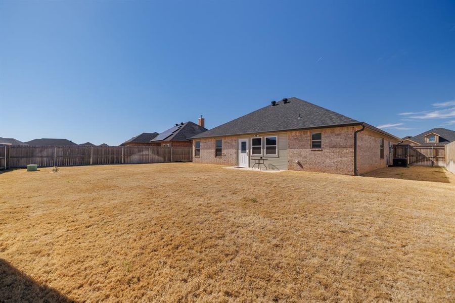 Exterior details and patio area of a home in , Abilene (Image 20).