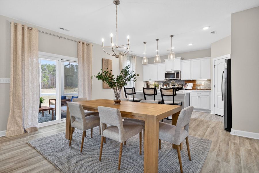 Representative furnished interior of a home built from the The Poppy by Chesapeake Homes in The Farm at Neill's Creek, Lillington (Image 12).