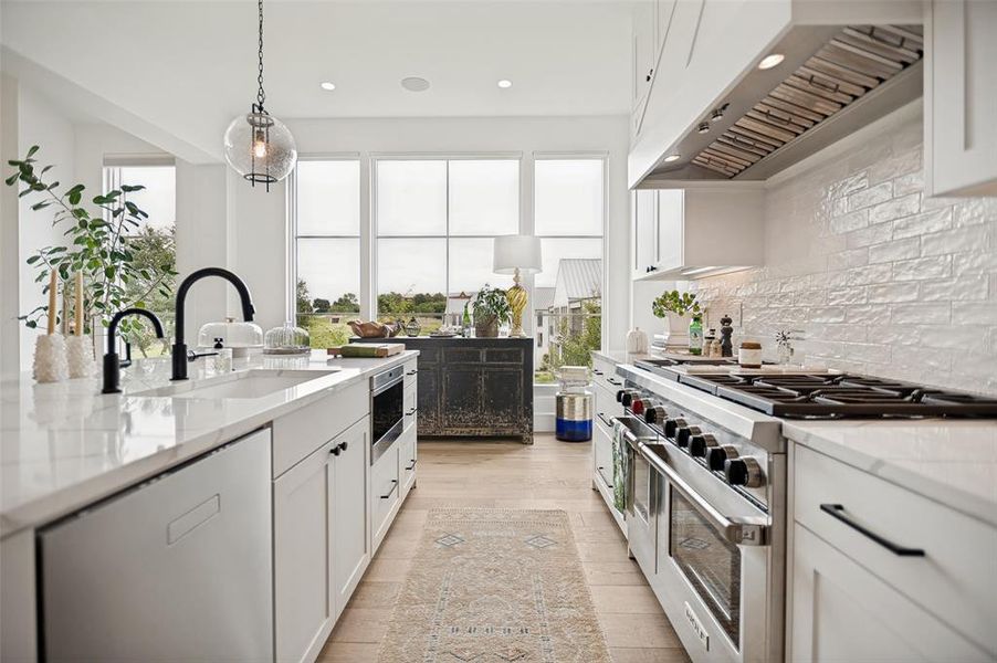 Furnished interior view inside a new home in The Residences, Irving (Image 27).