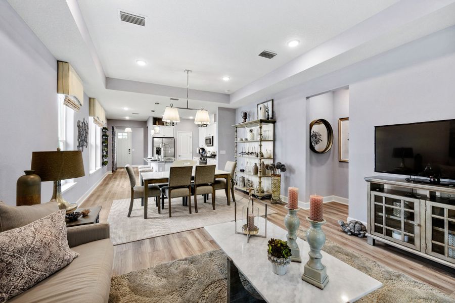 Representative furnished interior of a home built from the The Apopka by Providence Homes (Florida) in Reflections at Nocatee, Nocatee (Image 32).