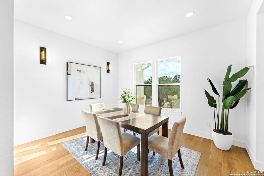 Furnished interior view inside a new home in , Boerne (Image 36).